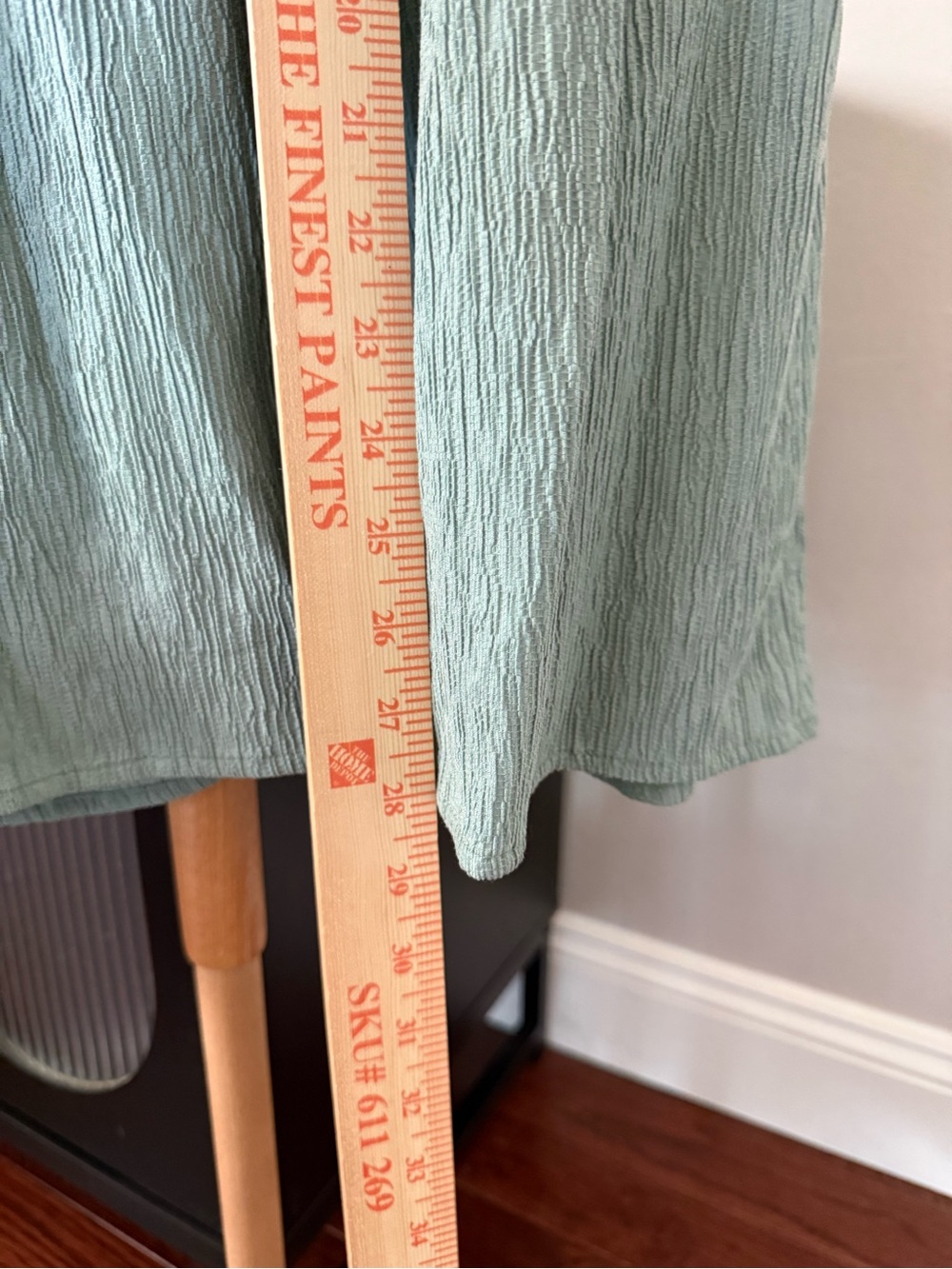 Abercrombie & Fitch Sage Green High Rise Wide Leg Pull On Pants Size Large NWOT - Picture 6 of 9